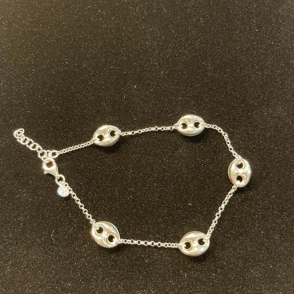Sterling Silver Necklace and Bracelet Set. Gift box included!